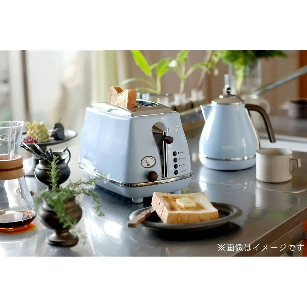 Electric kettle (1.0L)「ICONA Vintage Collection」KBOV1200J-AZ (Azzurro Blue)【Japan Domestic genuine products】