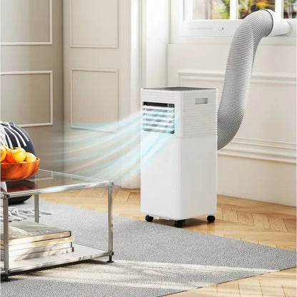 10000 BTU Mobile Air Conditioner for Cooling and Dehumidifying, Remote Control, 24H Timer, LED Display, Black