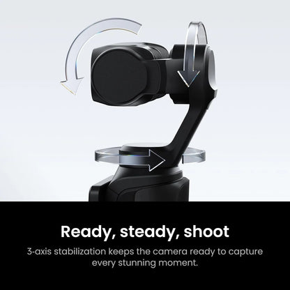 Insta360 luna ultra Creator Bundle - 8K Vlogging Camera with Dual Leica Lenses, 12× Zoom, 1" Sensor, Detachable 2" Touchscreen, Triple AI Chip, Pocket Gimbal Camera for Vlog Photography-Cosmic Black
