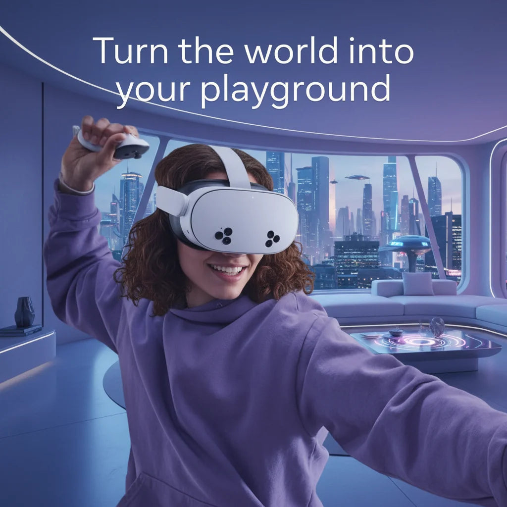 Oculus Quest 3S 128GB – All-in-One Mixed Reality Headset for Immersive VR/MR Experiences