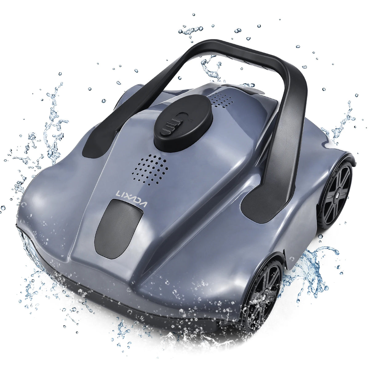 Automatic Robotic Pool Cleaner for Flat Ground Pool Vacuum Cordless Robotic Pool Vacuum for In Ground Flat Pools