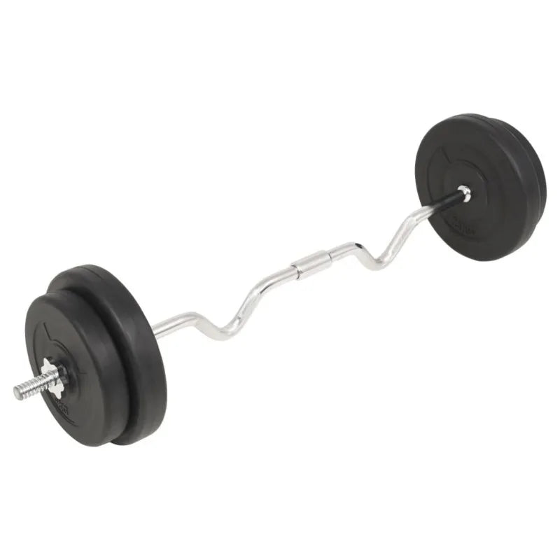 Large Fitness Equipment Barbell Set 66.1 lb Fitness Body Building