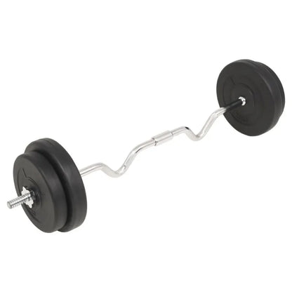 Large Fitness Equipment Barbell Set 66.1 lb Fitness Body Building