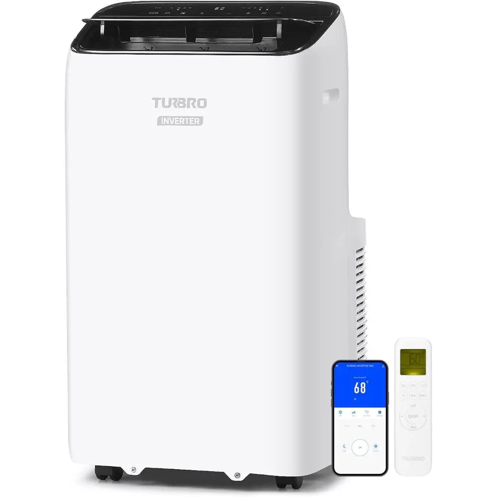 14,000 BTU Portable Air Conditioner, High Efficiency, Quiet, Cools 600 Sq. Ft., Remote & Wi-Fi Enabled