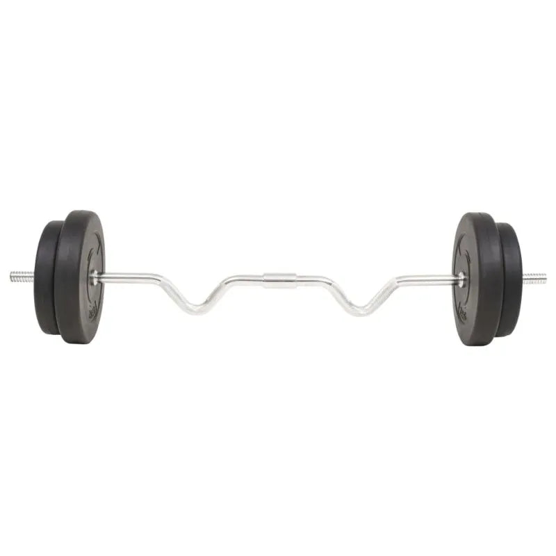 Large Fitness Equipment Barbell Set 66.1 lb Fitness Body Building