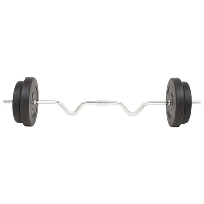Large Fitness Equipment Barbell Set 66.1 lb Fitness Body Building