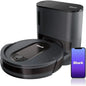 Self-Emptying Robot Vacuum with Bagless Bin, Wi-Fi Enabled - Gray (Renewed)