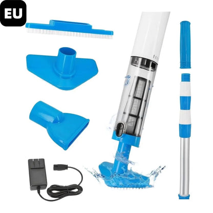 Handheld Rechargeable Pool Vacuum Cleaner for Above Ground Pools and Inground Pools Removable Filter for Maintenance