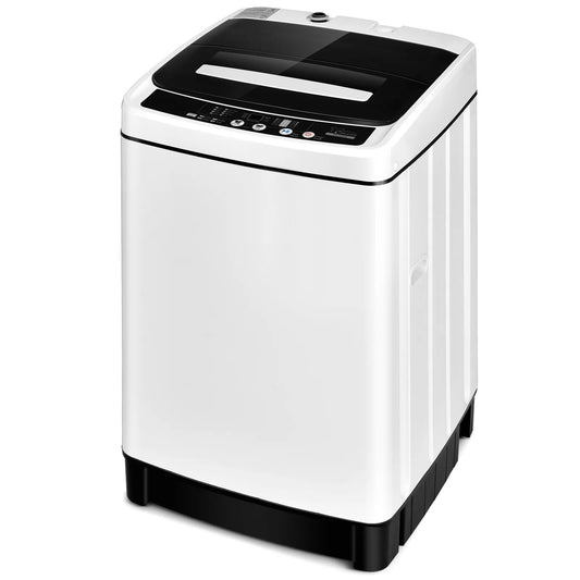 Full-Automatic Washing Machine 1.5 Cu.Ft 11 LBS Washer & Dryer White