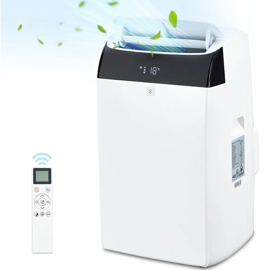 14000 BTU Portable Air Conditioners, 3-in-1 Portable AC for Home Office Bedroom, Cool, Dry and Fan Modes, Remote Control, 24H Timer, Window Kit, Up to 750 Sq.Ft