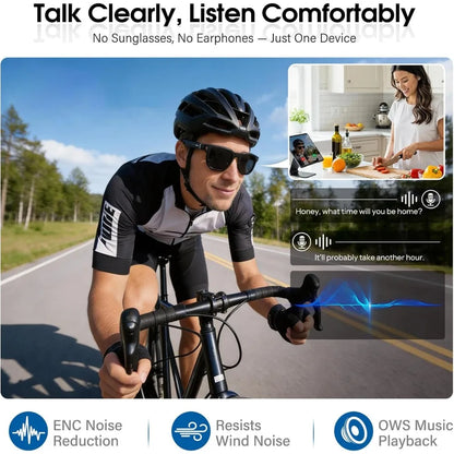 Smart Glasses with Integrated Camera and 4K Video Capabilities