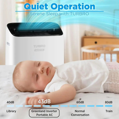 14,000 BTU Portable Air Conditioner, High Efficiency, Quiet, Cools 600 Sq. Ft., Remote & Wi-Fi Enabled