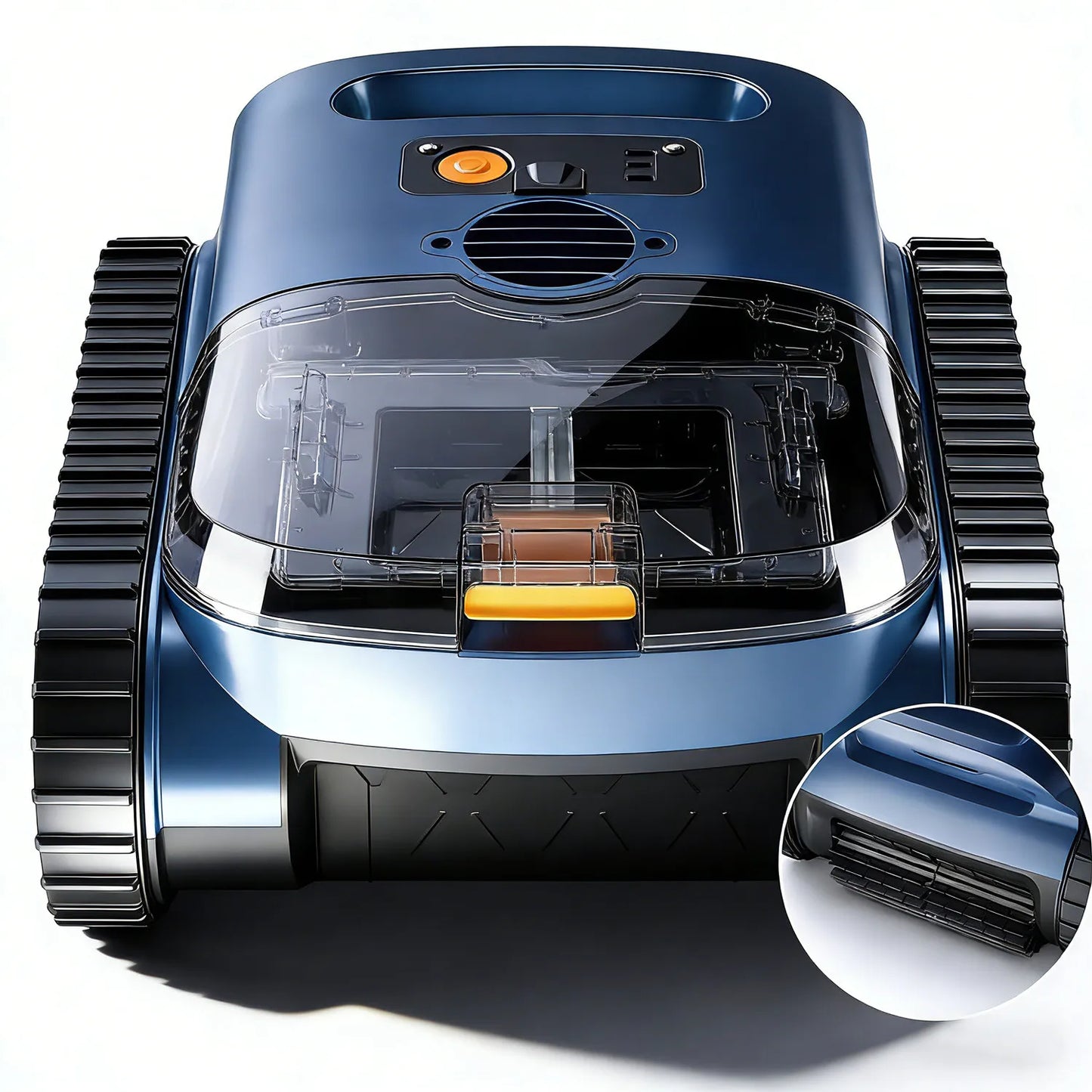 Cordless Robotic Pool Cleaner, 180Min Runtime, Dual Motors, 7800mAh Batter