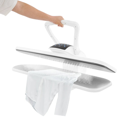 Professional Steam Iron Press 5 Fabric Mode Intelligent Steam Press Desktop Garment Steam Press Iron Household Ironing Equipment for Home Apparel Shop Curtain Sheet