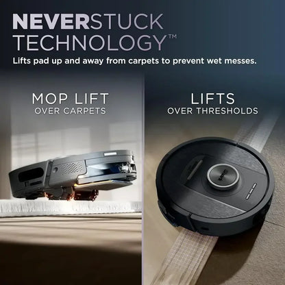 Smart Vacuum & Mop, Auto-Empty & Refill, 60-Day Bin, 30-Day Water Tank, 5 Cleaning Modes, 2820YE (Renewed)