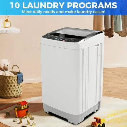 Washing Machine 17.8Lbs Portable Washer&Dryer Combo for Home Apartment RV Dorm