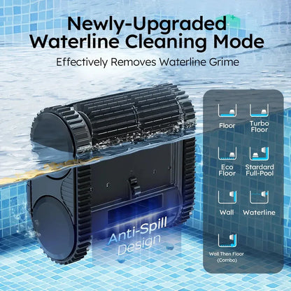 C2 Robotic Pool Cleaner, Cordless Pool Vacuum for Inground Pools