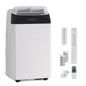14,000 BTU Inverter Portable Air Conditioners, Dual Hose Portable AC Unit with Heat Pump, Standing Floor AC, Quiet Energy-Saving Indoor Cooling & Heating System for Large Rooms Up to 700 Sq.Ft, Remote