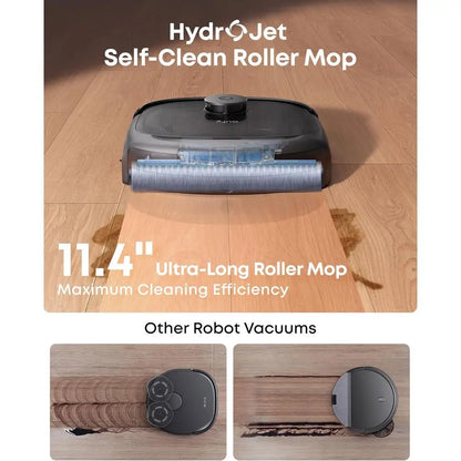 Robot Vacuum E25, 20,000 Pa Turbo Suction,Roller Mop with HydroJet System, All-in-One Robot Vacuum and Mop Combo, Edge-to-Cleani