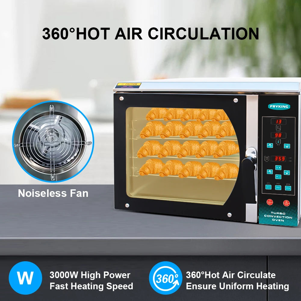Factory Supply Bread Microwave Hot Air Convection Oven Pizza Commercial Electric Oven For Home
