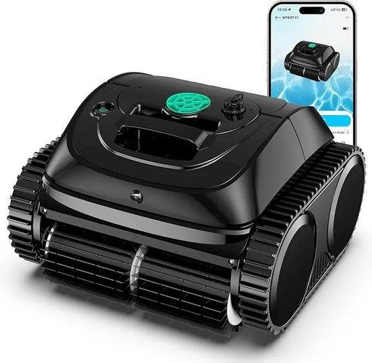 C1 Pool Cleaner Wall Climb Cordless Robotic Pool Robot In-Ground Pools