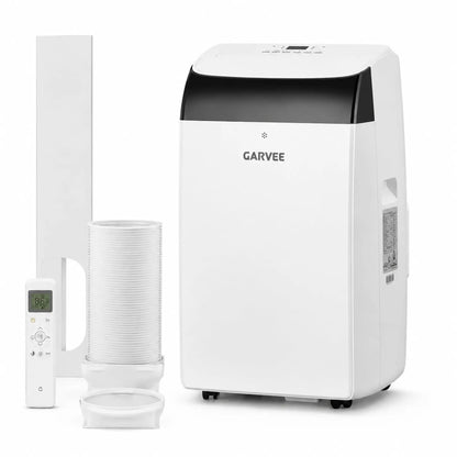14000 BTU Portable Air Conditioners with Built-in Cool, Dehumidifier, Fan, Sleep Mode, 4-in-1 Compact Mobile AC Unit, Window Exhaust Kit 24H Timer