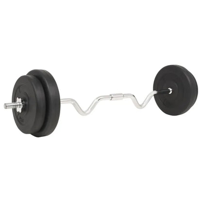 Large Fitness Equipment Barbell Set 66.1 lb Fitness Body Building