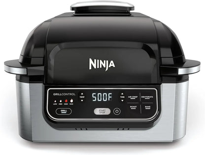 Indoor Grill & Air Fryer, 5-in-1 Multifunction: Grill, Air Fry, Roast, Bake, & Dehydrate, Cyclonic Grilling Technology, XL Capac