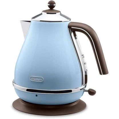 Electric kettle (1.0L)「ICONA Vintage Collection」KBOV1200J-AZ (Azzurro Blue)【Japan Domestic genuine products】