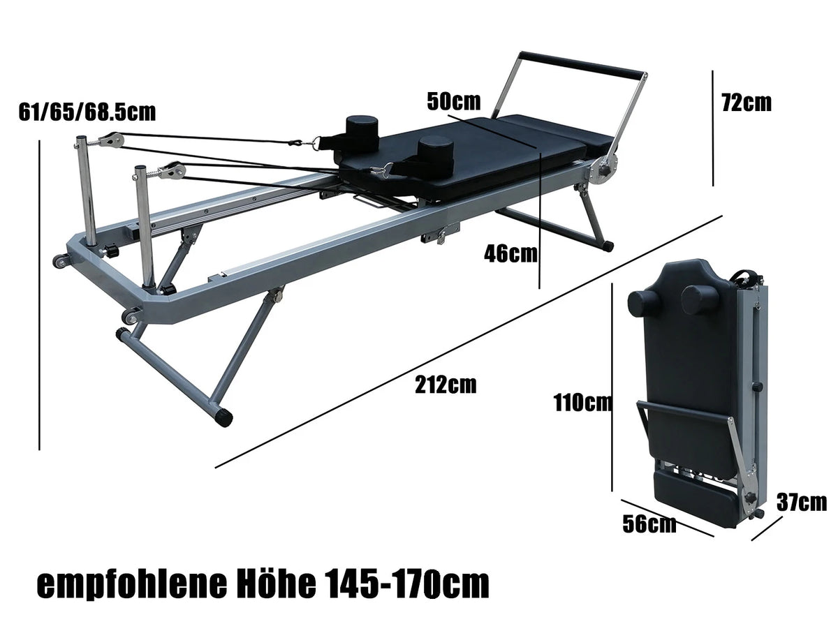 Pilates Reformer,Foldable Pilates Machine for Home