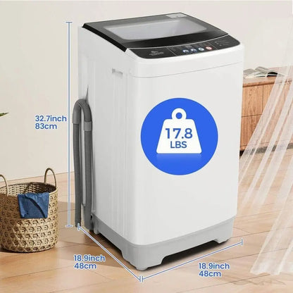 Washing Machine 17.8Lbs Portable Washer&Dryer Combo for Home Apartment RV Dorm