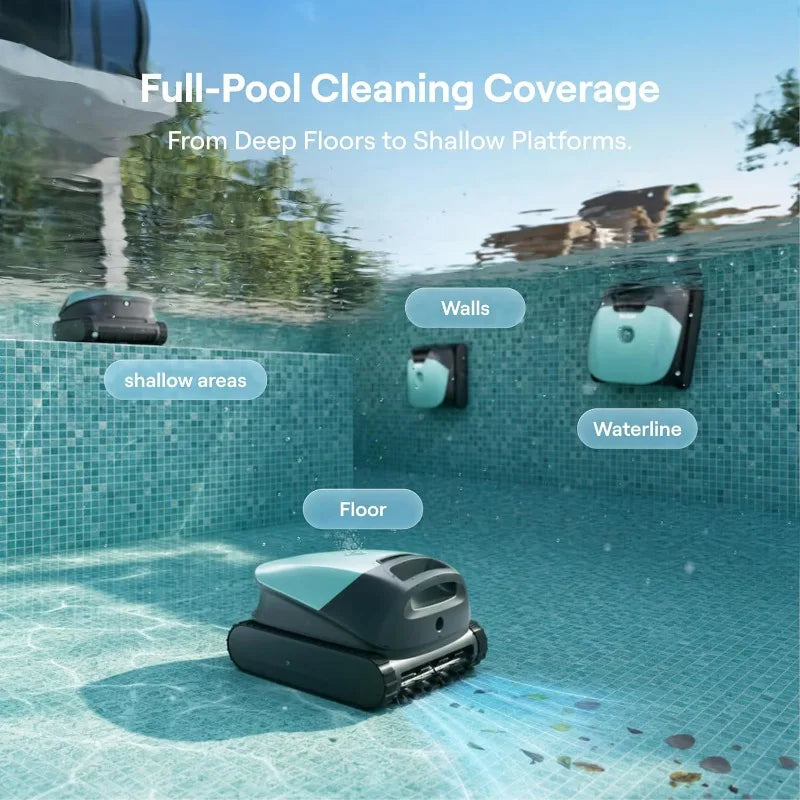 Beatbot Sora 10 Cordless Pool Vacuum Robot for Inground & Above Ground Pools,6800 GPH Suction, Floor/Wall/Waterline/Shallow Area