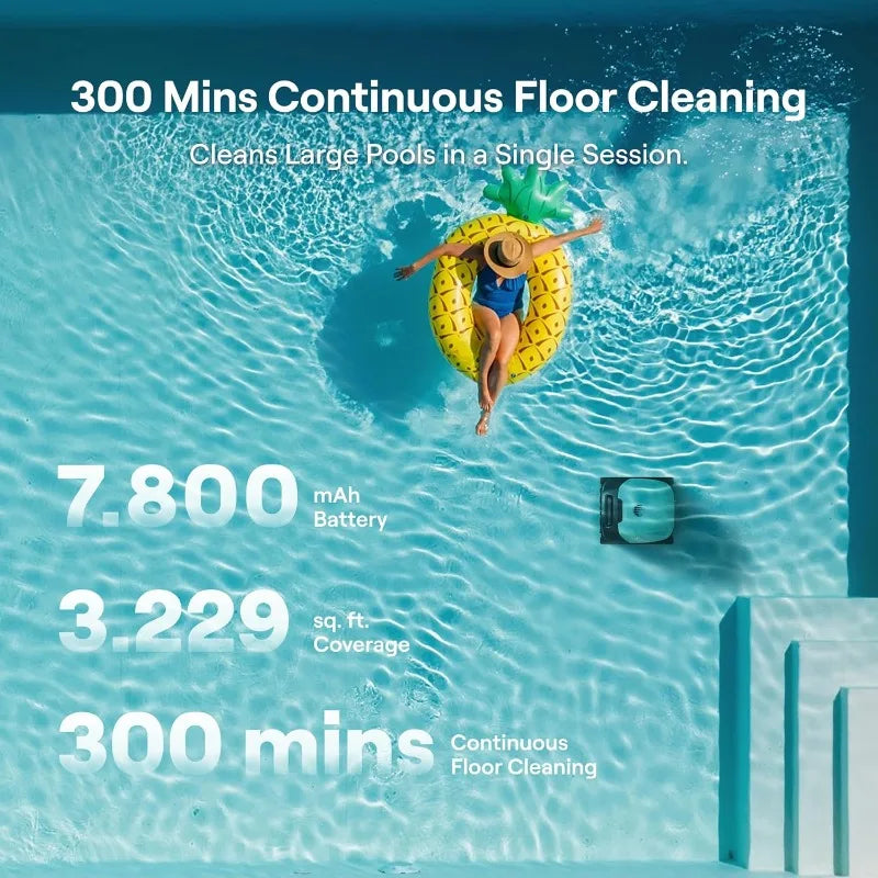 Beatbot Sora 10 Cordless Pool Vacuum Robot for Inground & Above Ground Pools,6800 GPH Suction, Floor/Wall/Waterline/Shallow Area