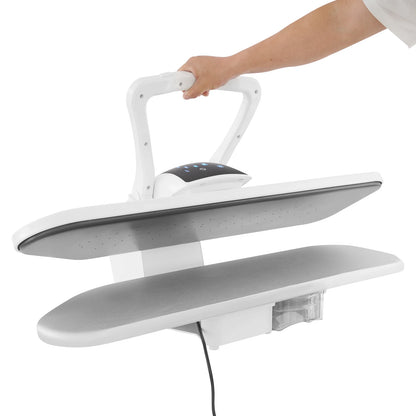 Professional Steam Iron Press 5 Fabric Mode Intelligent Steam Press Desktop Garment Steam Press Iron Household Ironing Equipment for Home Apparel Shop Curtain Sheet