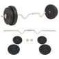 Large Fitness Equipment Barbell Set 66.1 lb Fitness Body Building