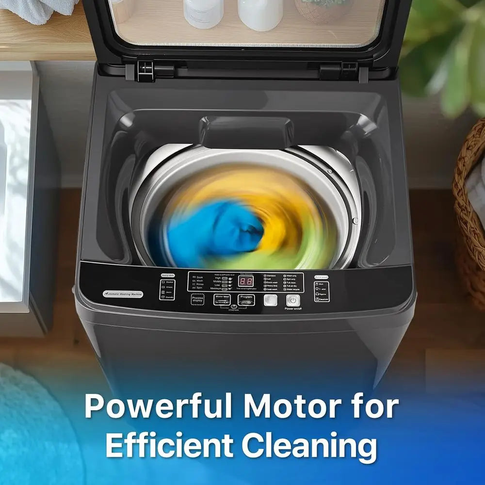 Washing hines 27 LBS ull Automatic Clothes Washer and Spinner Combo with 10 Progand 8 Water Level, Laundry Wash Spin Dryer or Ap