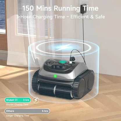 C1 Pool Cleaner Wall Climb Cordless Robotic Pool Robot In-Ground Pools