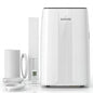 14000 BTU Portable Air Conditioner 4-in-1 Cool Dry Swing Fan Portable AC Unit with Remote LCD Display Child Lock Quiet Operation Fast Cooling Air Purification Dehumidifier Combo for Home Room Up to 800 Sq Ft