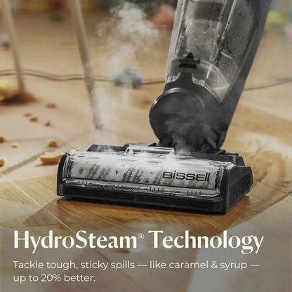 HydroSteam Steam Mop, 3-in-1 Wet Dry Vacuum Mop with Steam Function, Hard Floor Cleaner Machine with Sanitize Formula, 35151