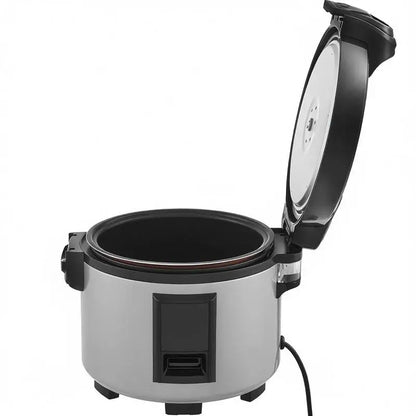 Commercial Rice Cooker, 70-Cup Rice Cooker, 15.85 Qt / 15 Liter Large Rice Cooker and Warmer with Nonstick Inner Pot, Fast Cooking and 12-Hour Keep Warm, with Rice Cup and Paddle, for Restaurant