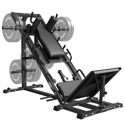 Leg Press Hack Squat Machine Combo, Leg Exercise Machine with Linear Bearing, 45-Degree Lower Body Special with, Customized
