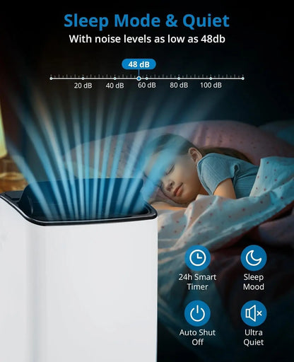 14000 BTU Portable Air Conditioner - 3-in-1 AC with Fan & Dehumidifier - Quiet, Energy Efficient, LED Display, Remote, 24H Timer, Window Kit - Cools Rooms up to 750 sq ft