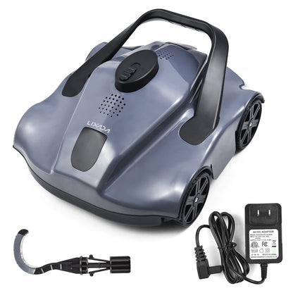 Automatic Robotic Pool Cleaner for Flat Ground Pool Vacuum Cordless Robotic Pool Vacuum for In Ground Flat Pools