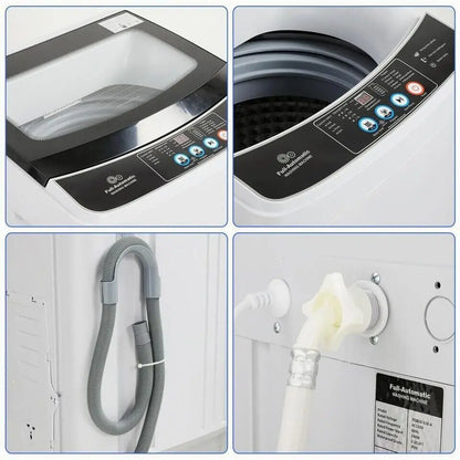 Washing Machine 17.8Lbs Portable Washer&Dryer Combo for Home Apartment RV Dorm